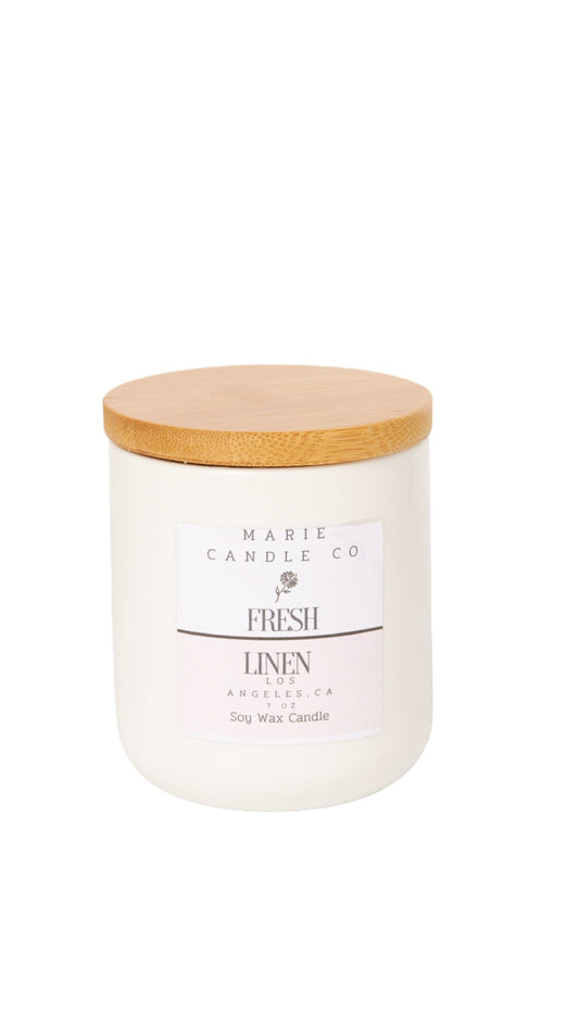 Fresh Linen Soy Wax Candle