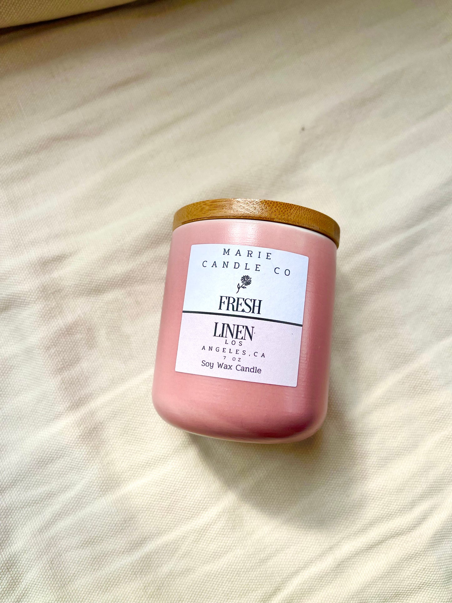 Fresh Linen Soy Wax Candle